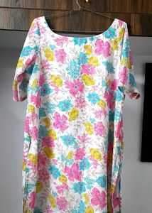 Floral Print Tunic Dress
