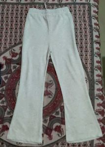 Gray Flare Leg Sweatpants