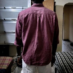 ⚜️OLD MONEY FASHION⚜️ Maroon Casual Shirt - Men&#39;s