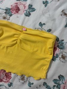 Yellow Tube Top