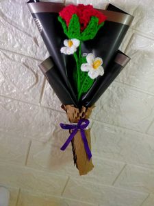 Crochet Rose Flower Bouquet💐💐💐