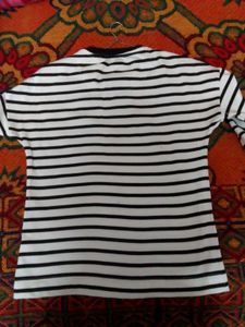 White N Black Winter Top