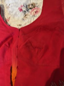 Red Saree Blouse