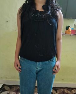 COMBO OF 2 | STYLISH BLACK TOP &amp; FULL LENGTH SKIRT