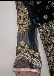 Beautiful Black Heavy Lehanga