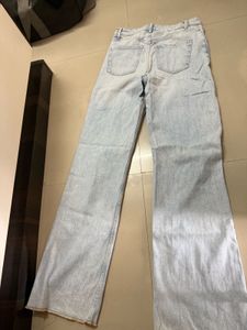 Ripped Wide Leg Jeans