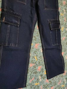 Banana Club Navy Blue Jeans Almost New - Baggy Fit