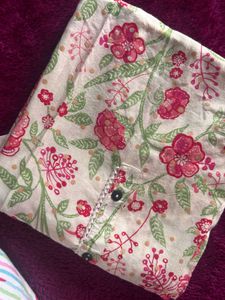 Floral Print Kurta