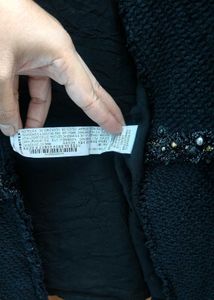 ZARA Knit Pearl Blazer