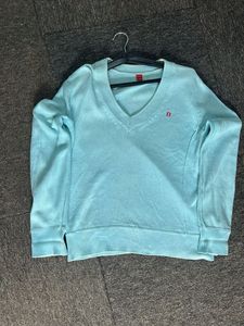Light Blue V-Neck Sweater
