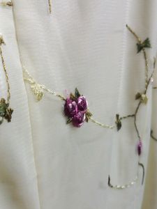 Embroidered White Dress