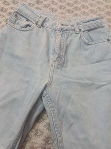 Light Wash Wide Leg Jeans