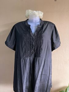 Black Cotton Top 🎀