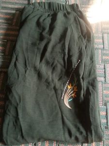 Embroidered Black Leggings