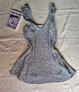 ZARA Trafaluc Spring Time Floral Mini Slip Dress.
