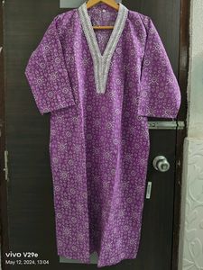 Pure Cotton Kurti Pant Set