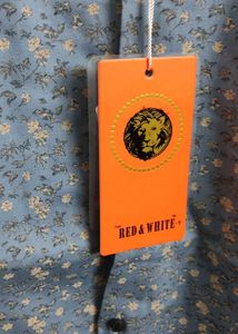 Brand New Stylish Blue Floral Print Shirt