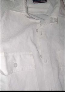 Popcorn white shirt for men