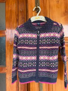 Chico's Knit Zip Cardigan