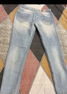 Combo Of 2 Branded Blue Denim Jeans And 1 Tunic