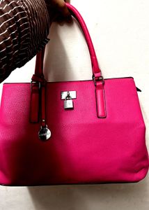 Hot Pink Satchel Bag