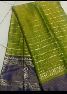 New Saree With Unstitched Blouse