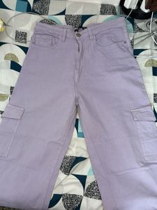 Lavender Cargo jeans