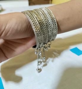 Silver Bangle Set