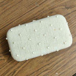 White Pearl clutch (Factory Reject)