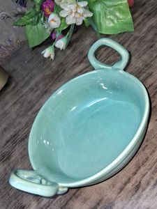 Vintage Aqua Soap Dish