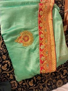 Elegant Embroidered Saree