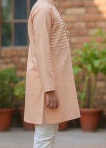Boys Peach Kurta