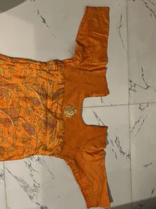 Elegant Orange Kurta