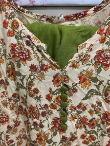 Floral Print Kurta Set