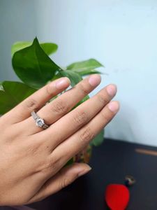 Pure Silver Propose Ring