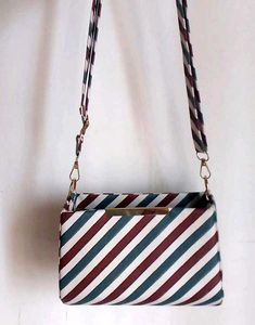 Striped Sling Bag