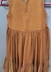 “Sisters Dress Combo – Green &amp; Light Brown Frocks