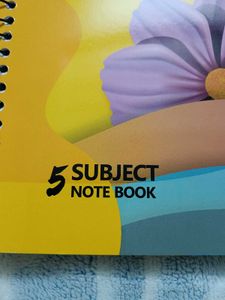 Supremo 5 Subject Spiral Notebook