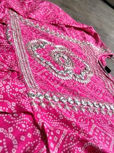 Pink Printed Kurta