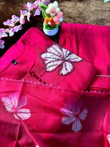 Magenta Kurta Set