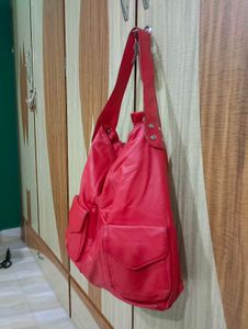 Red Hobo Bag