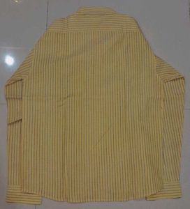 Striped Yellow Casual Shirt