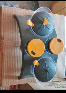 2pc Salt Pepper Mini Container 2 Pc Pickle Jar