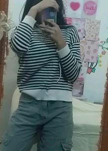 Striped Long Sleeve Top