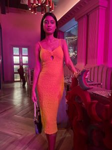 Yellow Bodycon Dress