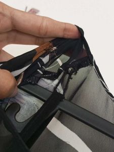 Branded floral sheer top with attached camisole