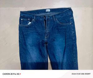 Dark Blue Denim Jeans