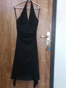 like new Black Halter Dress