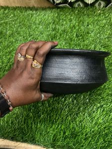 Handcrafted Black Mud Kadaai New
