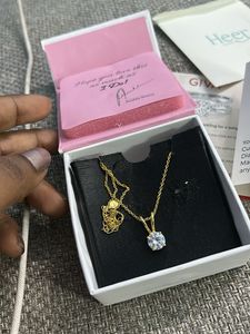 GIVA Gold Pendant Necklace